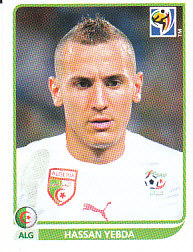 Hassan Yebda Algeria samolepka Panini World Cup 2010 #228